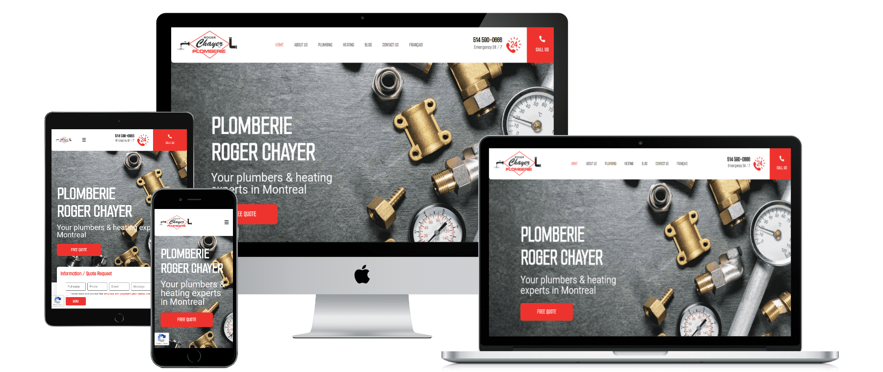 Plumber Web Design
