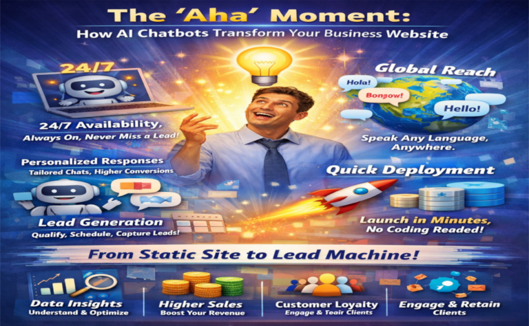 The “Aha” Moment: How AI Chatbots Transform Your Business Website